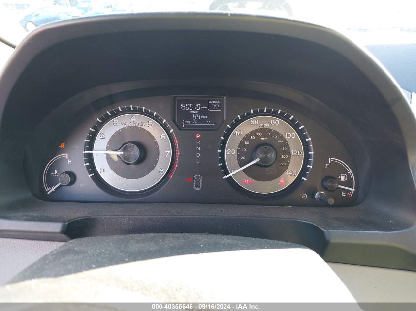 5FNRL5H31GB076851 2016 Honda Odyssey Se