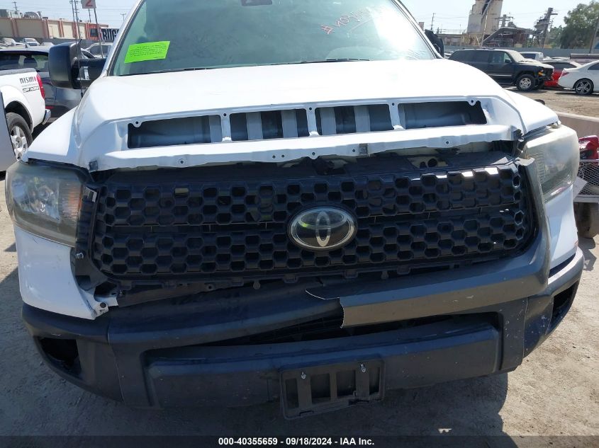 5TFTY5F17KX010456 2019 Toyota Tundra Sr 5.7L V8