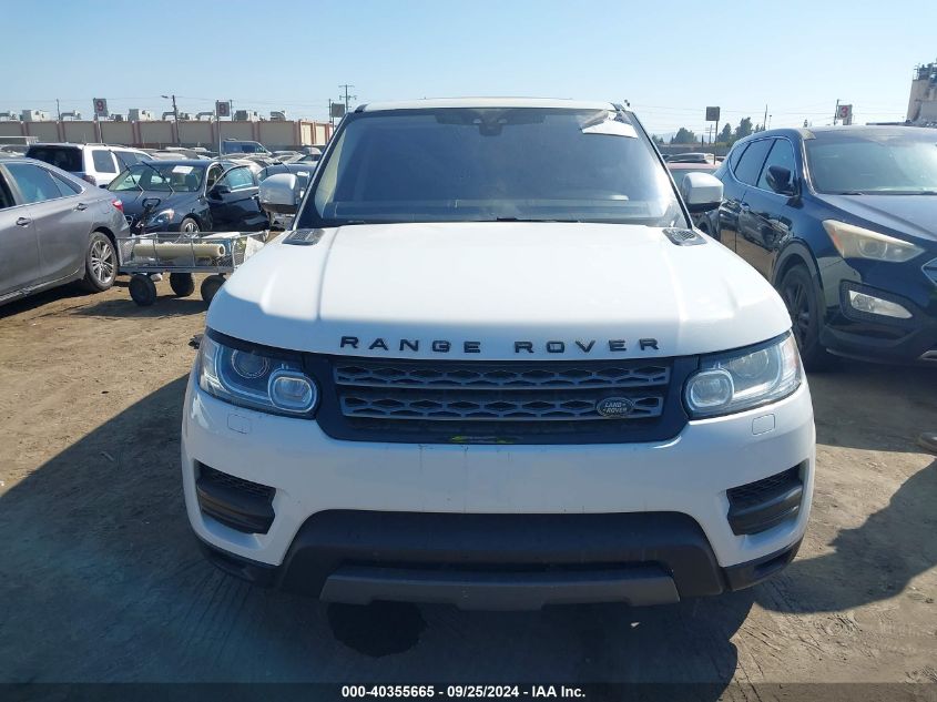 2017 Land Rover Range Rover Sport 3.0L V6 Supercharged Se VIN: SALWG2FV5HA134036 Lot: 40355665