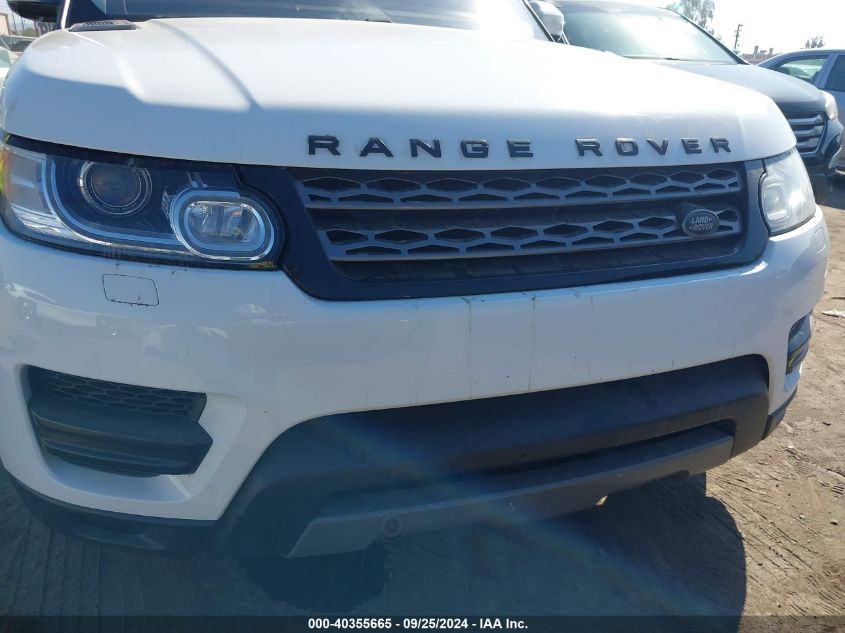 2017 Land Rover Range Rover Sport 3.0L V6 Supercharged Se VIN: SALWG2FV5HA134036 Lot: 40355665