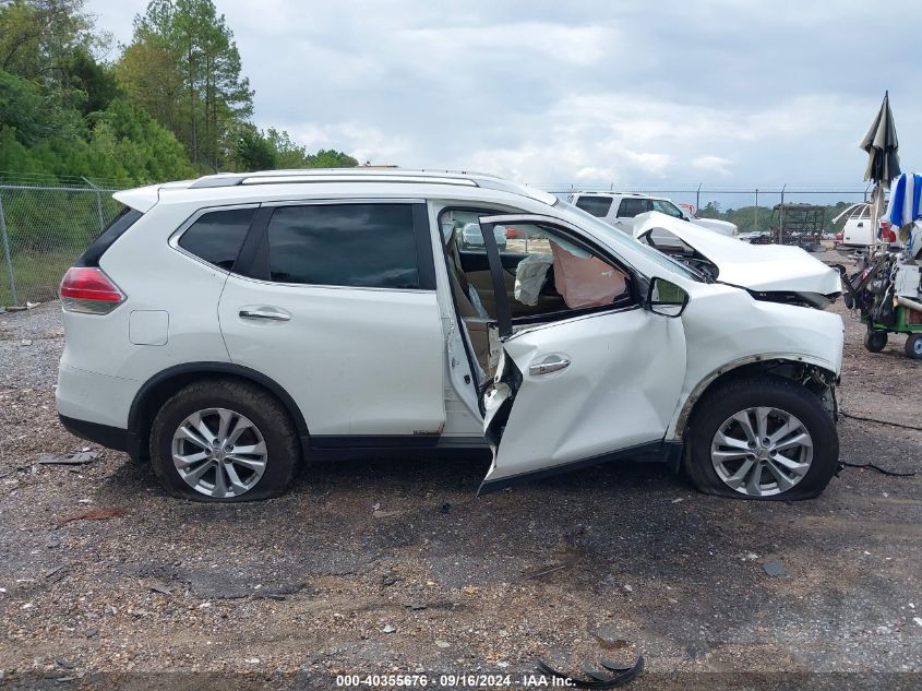 2016 Nissan Rogue Sv VIN: KNMAT2MT3GP624470 Lot: 40355676