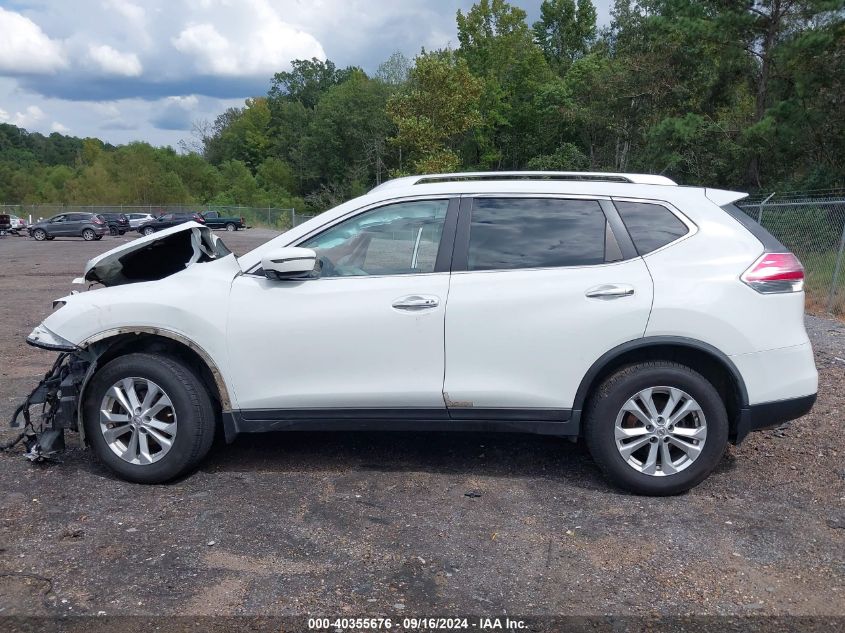 2016 Nissan Rogue Sv VIN: KNMAT2MT3GP624470 Lot: 40355676