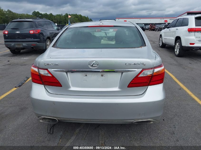 2010 Lexus Ls 460 L VIN: JTHGL5EF3A5039233 Lot: 40355680