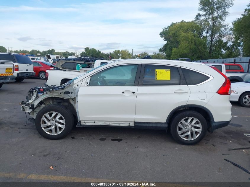 2015 Honda Cr-V Ex-L VIN: 5J6RM3H70FL014836 Lot: 40355701