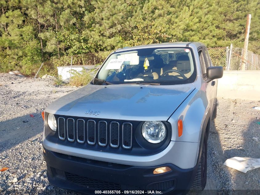 2017 Jeep Renegade Sport VIN: ZACCJAAB2HPF48426 Lot: 40355705