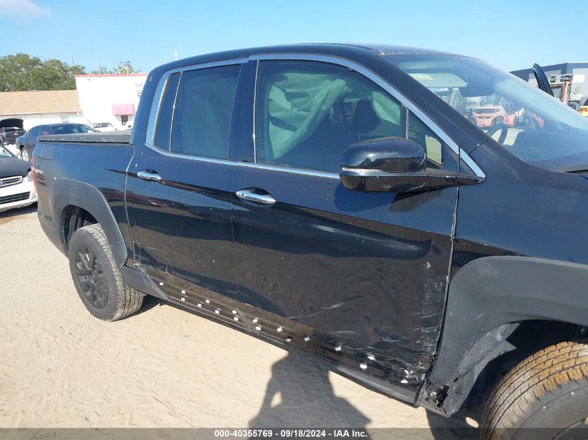 2022 Honda Ridgeline Rtl VIN: 5FPYK3F73NB033366 Lot: 40355769