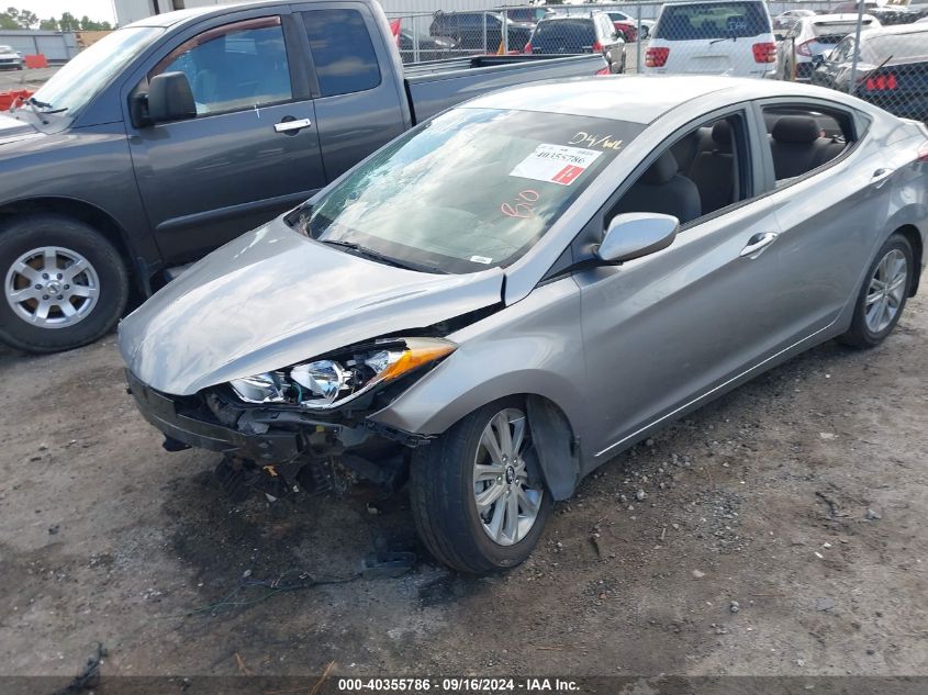 2014 Hyundai Elantra Se VIN: KMHDH4AE9EU081748 Lot: 40355786