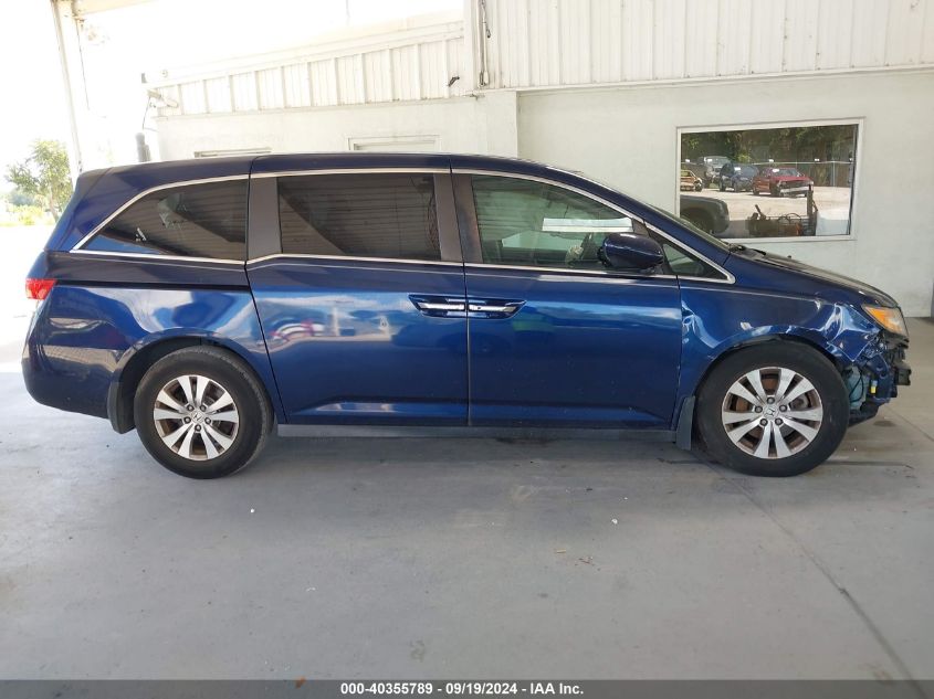 2016 Honda Odyssey Ex-L VIN: 5FNRL5H69GB011465 Lot: 40355789