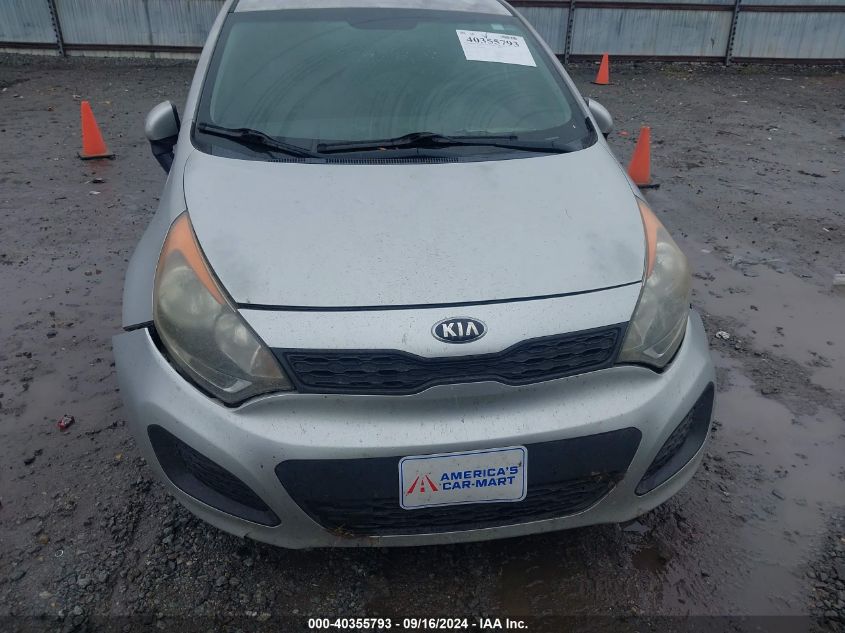 2014 Kia Rio Lx VIN: KNADM5A36E6340086 Lot: 40355793