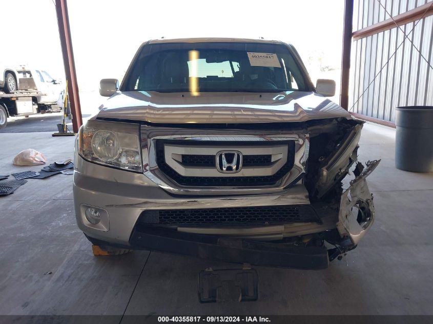 2011 Honda Pilot Touring VIN: 5FNYF4H94BB076630 Lot: 40355817