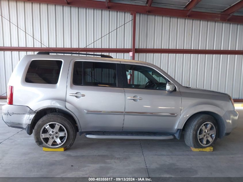 2011 Honda Pilot Touring VIN: 5FNYF4H94BB076630 Lot: 40355817