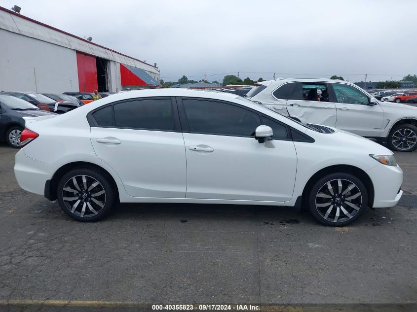 2015 Honda Civic Ex-L VIN: 19XFB2F90FE285854 Lot: 40355823