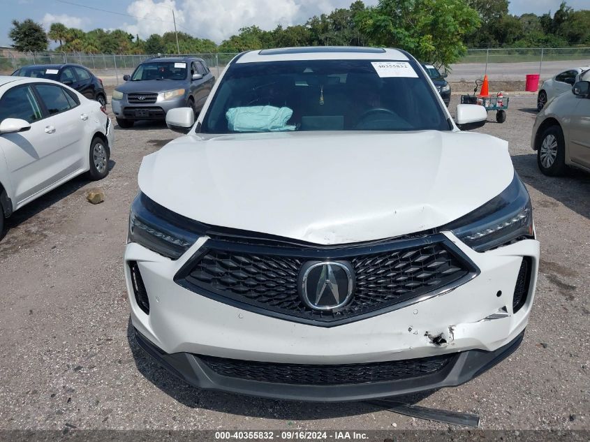 2022 Acura Rdx A-Spec Package VIN: 5J8TC1H65NL000215 Lot: 40355832