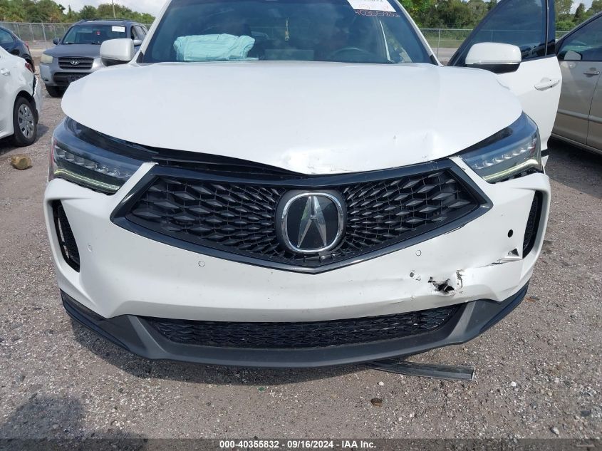 2022 Acura Rdx A-Spec Package VIN: 5J8TC1H65NL000215 Lot: 40355832