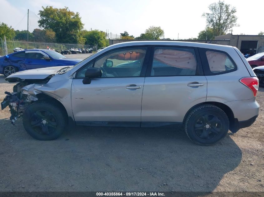 2014 Subaru Forester 2.5I VIN: JF2SJAACXEH407113 Lot: 40355864