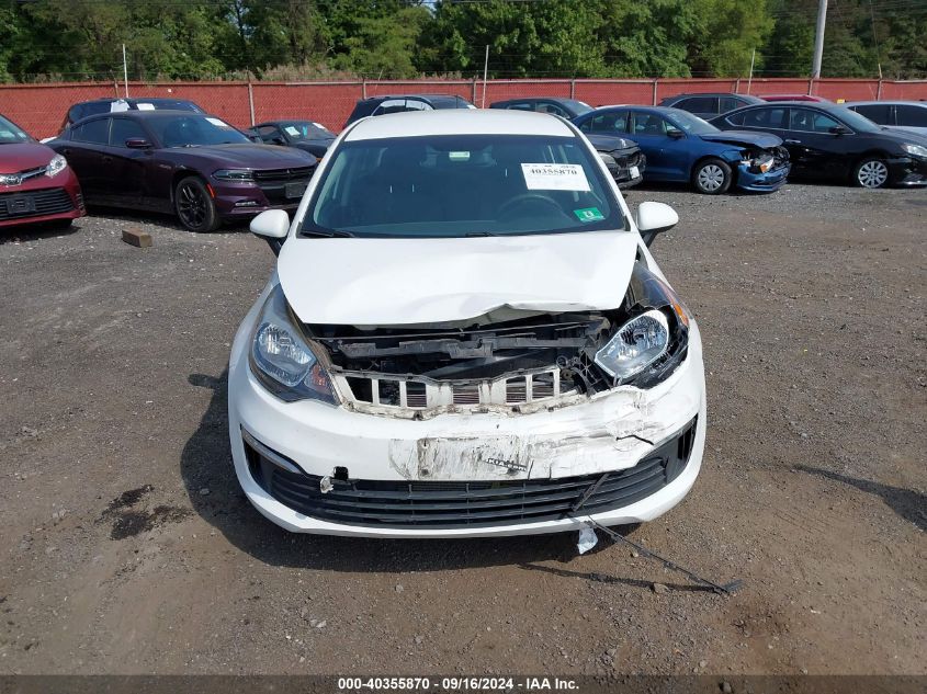 2016 Kia Rio Lx VIN: KNADM4A37G6652138 Lot: 40355870