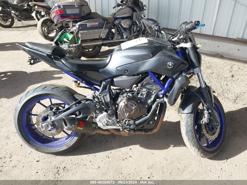 2015 Yamaha Fz07 VIN: JYARM06E6FA003062 Lot: 40355872