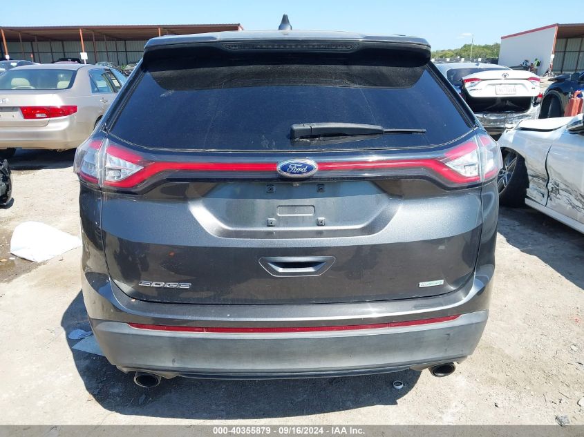 2015 Ford Edge Se VIN: 2FMTK3G9XFBC27017 Lot: 40355879