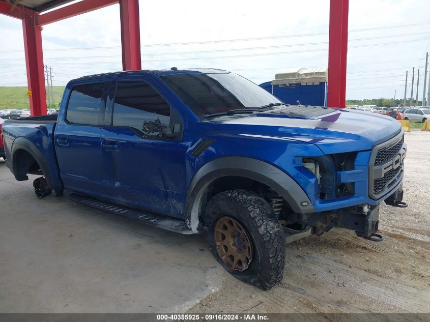 2018 Ford F-150 Raptor VIN: 1FTFW1RGXJFC70169 Lot: 40355925