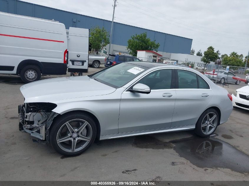 2015 Mercedes-Benz C 300 4Matic/Luxury 4Matic/Sport 4Matic VIN: 55SWF4KB1FU024217 Lot: 40355926