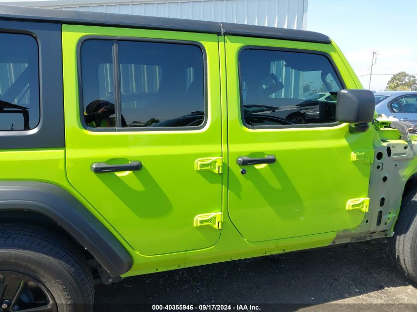 2021 Jeep Wrangler Unlimited Sport Altitude 4X4 VIN: 1C4HJXDN0MW816675 Lot: 40355946