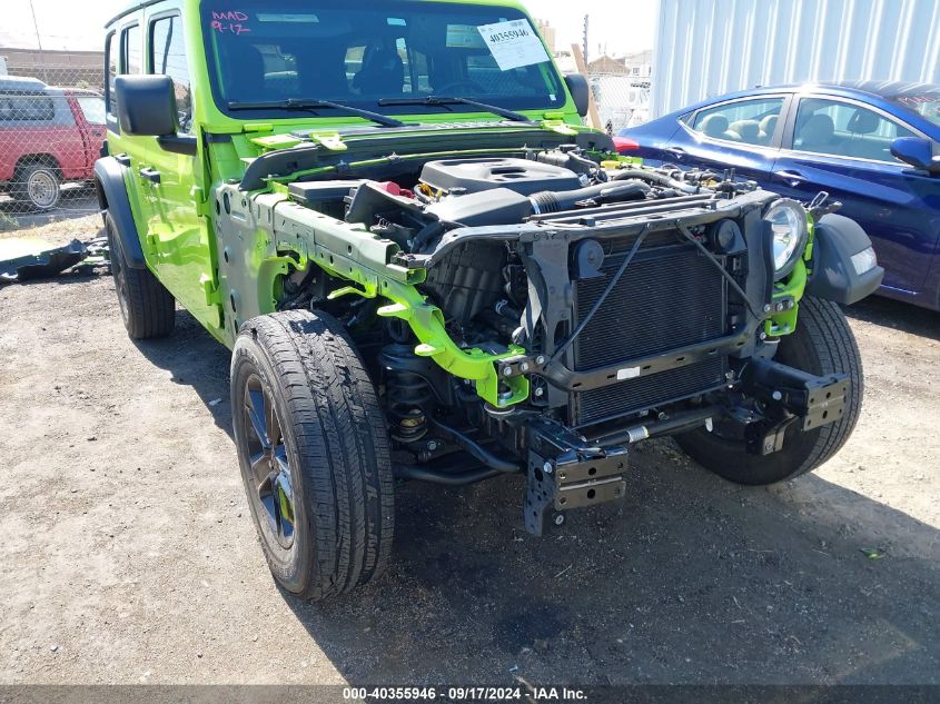 2021 Jeep Wrangler Unlimited Sport Altitude 4X4 VIN: 1C4HJXDN0MW816675 Lot: 40355946