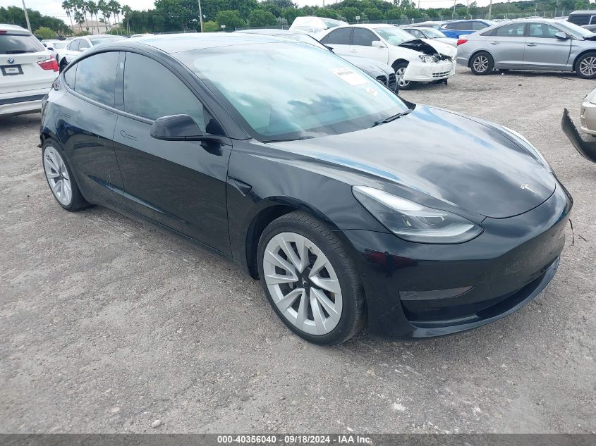 5YJ3E1EAXMF989678 2021 TESLA MODEL 3 - Image 1