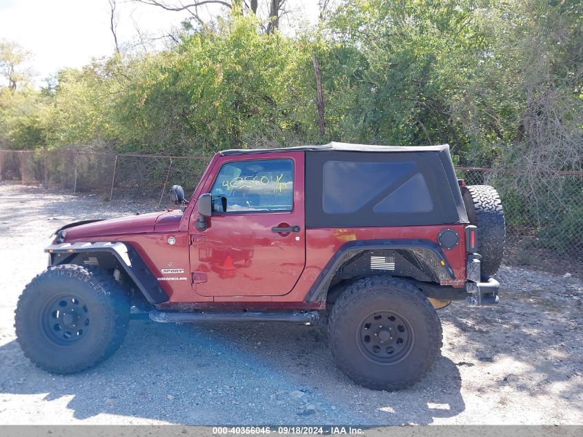 2010 Jeep Wrangler Sport VIN: 1J4AA2D1XAL155813 Lot: 40356046