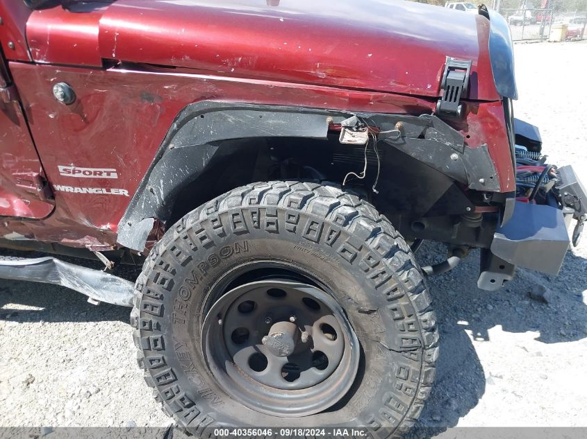 2010 Jeep Wrangler Sport VIN: 1J4AA2D1XAL155813 Lot: 40356046