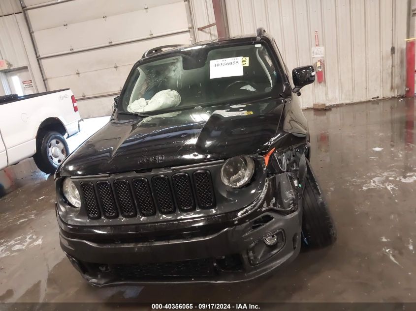 2018 Jeep Renegade Altitude 4X4 VIN: ZACCJBBB0JPH78699 Lot: 40356055