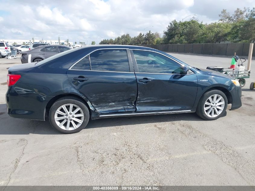 2014 Toyota Camry Hybrid Le VIN: 4T1BD1FK0EU100865 Lot: 40356089