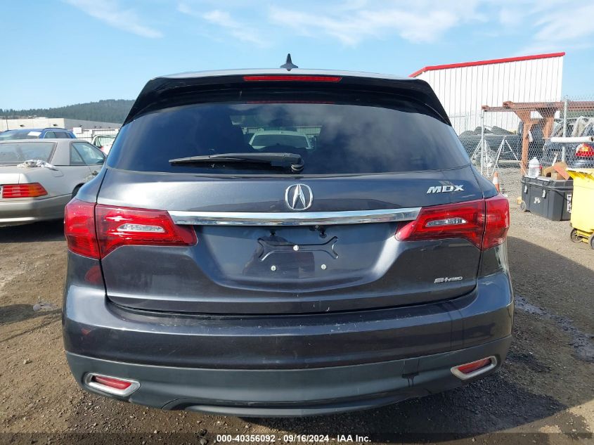 2016 Acura Mdx Technology Acurawatch Plus Packages/Technology Package VIN: 5FRYD4H40GB048582 Lot: 40356092