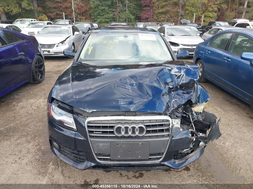 2011 Audi A4 2.0T Premium VIN: WAUFFAFLXBN025359 Lot: 40356110