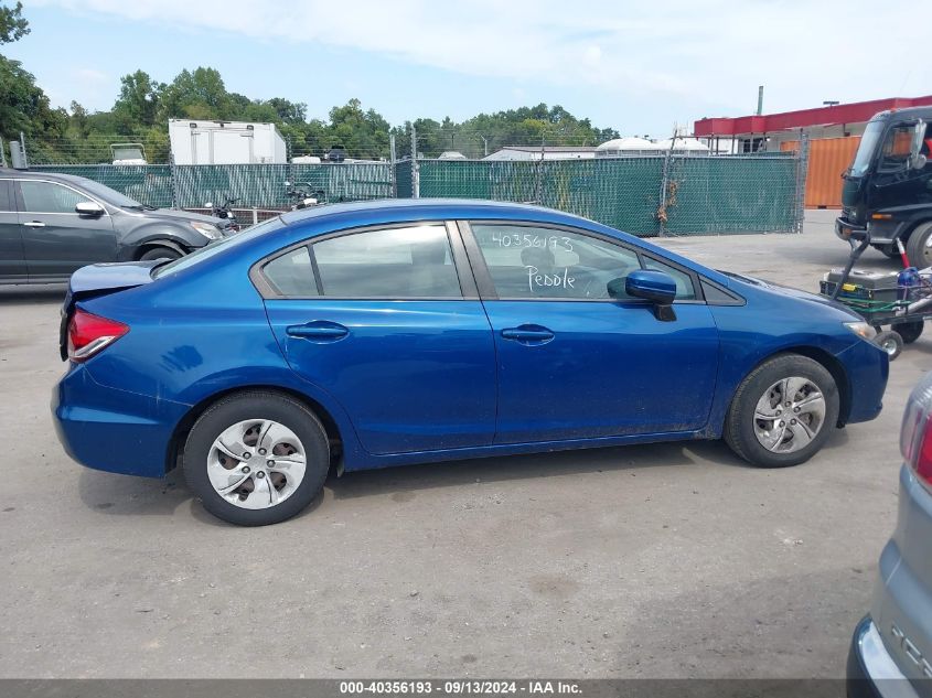 2014 Honda Civic Lx VIN: 19XFB2F59EE238690 Lot: 40356193