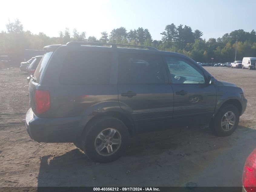 2005 Honda Pilot Ex-L VIN: 2HKYF18505H549635 Lot: 40356212