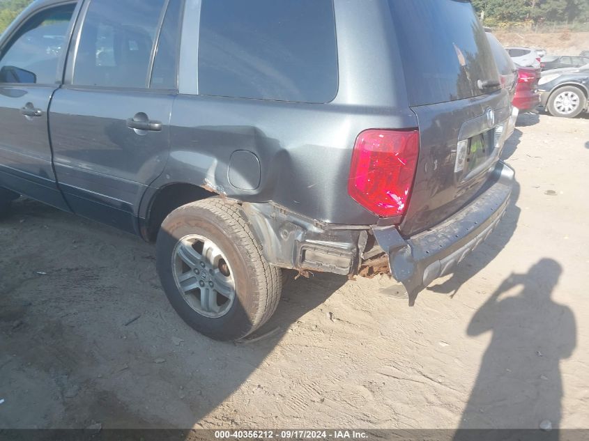 2005 Honda Pilot Ex-L VIN: 2HKYF18505H549635 Lot: 40356212