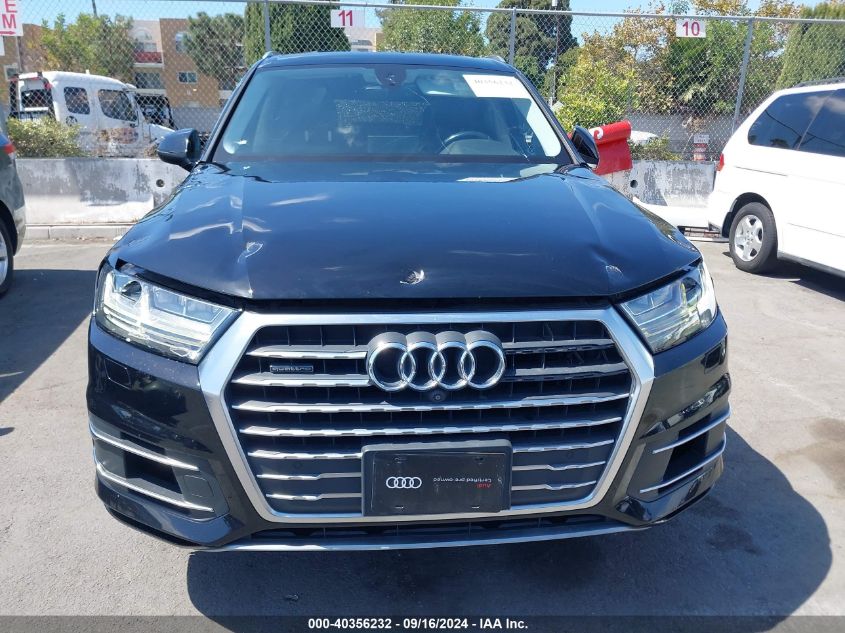 2017 Audi Q7 3.0T Premium VIN: WA1LAAF77HD058755 Lot: 40356232