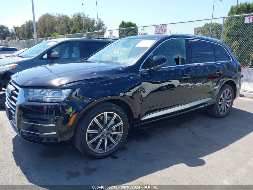 2017 Audi Q7 3.0T Premium VIN: WA1LAAF77HD058755 Lot: 40356232