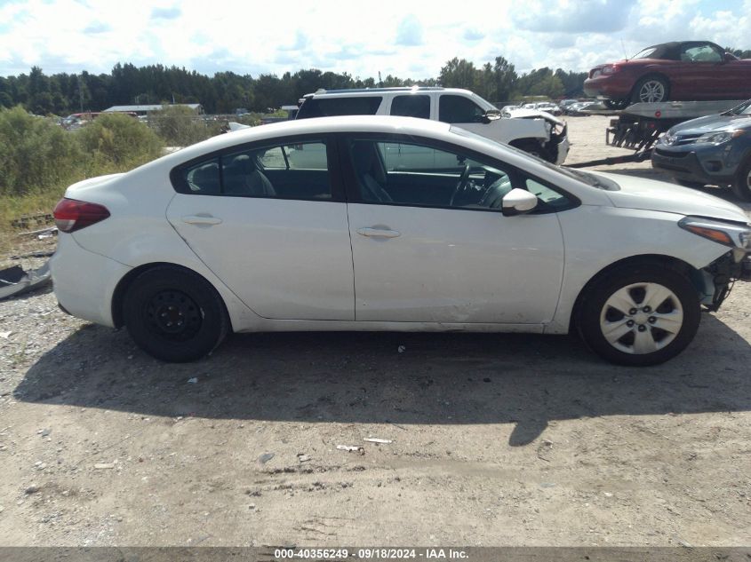 2017 Kia Forte Lx VIN: 3KPFK4A72HE032118 Lot: 40356249