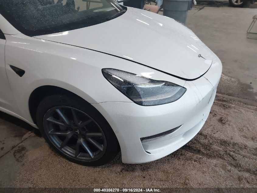 2022 Tesla Model 3 Long Range Dual Motor All-Wheel Drive VIN: 5YJ3E1EB6NF231282 Lot: 40356270