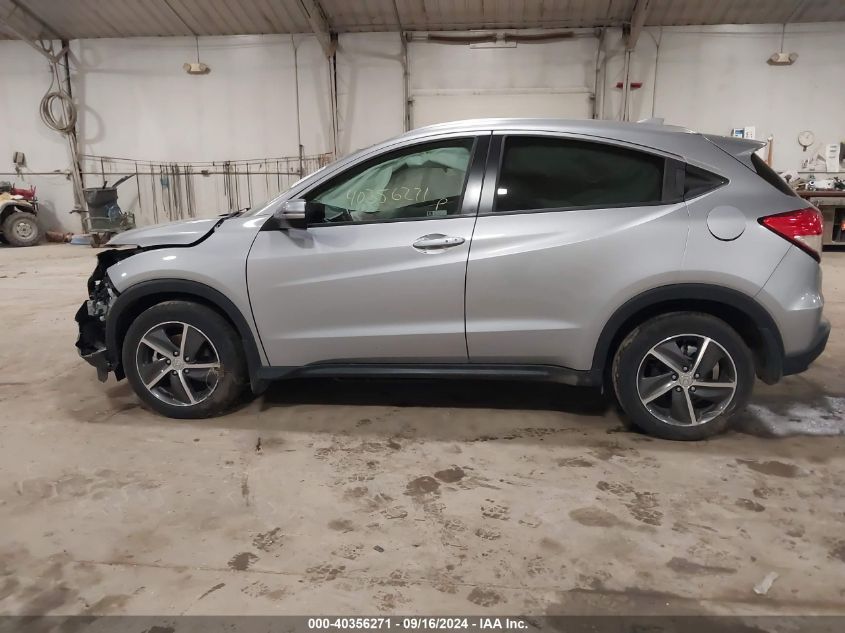 2022 Honda Hr-V Awd Ex-L VIN: 3CZRU6H70NM712684 Lot: 40356271