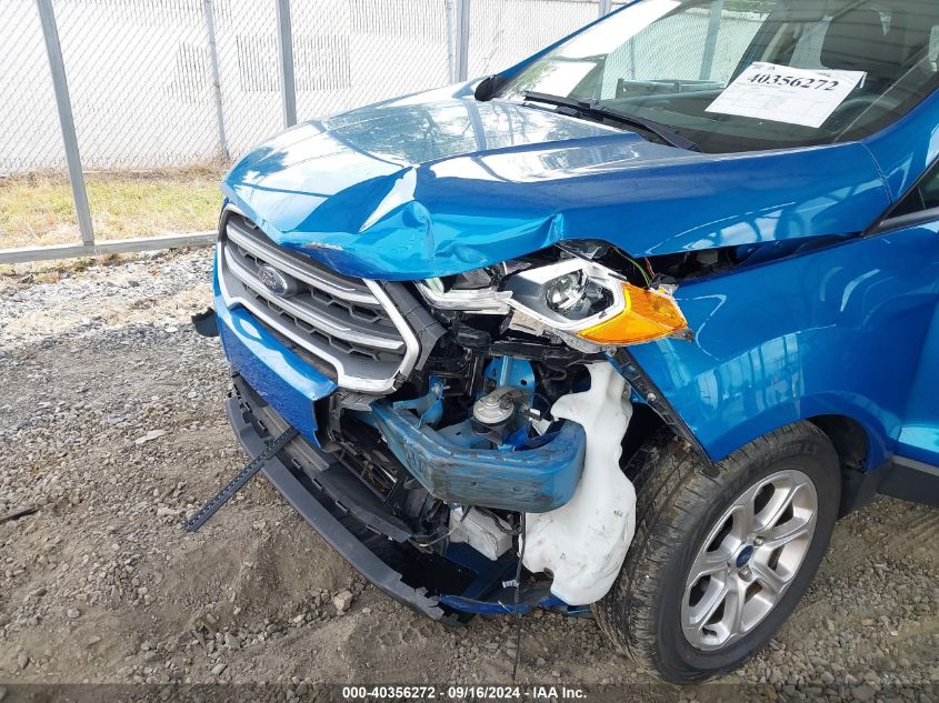 2019 Ford Ecosport Se VIN: MAJ3S2GE2KC266163 Lot: 40356272