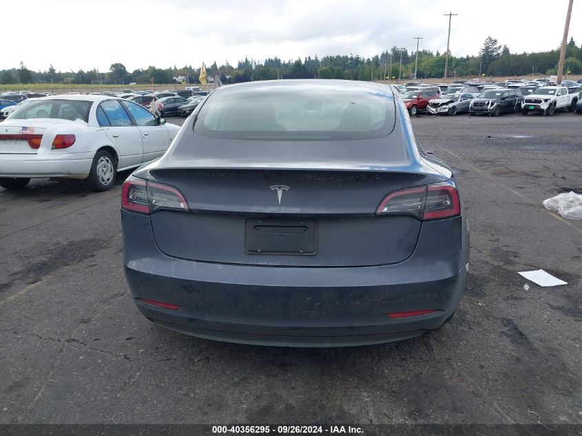 2023 Tesla Model 3 Rear-Wheel Drive VIN: 5YJ3E1EAXPF489993 Lot: 40356295