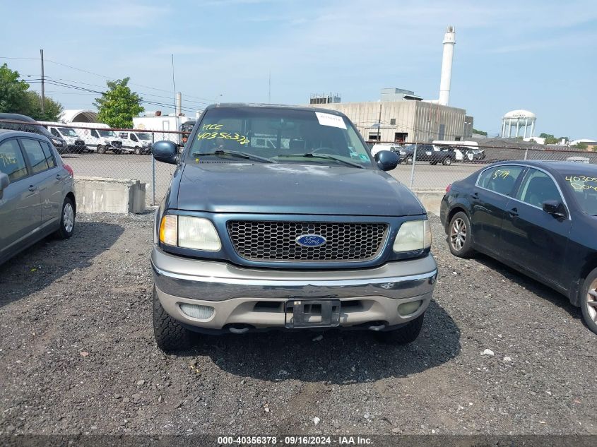 2002 Ford F-150 Lariat/Xlt VIN: 1FTRW08L22KB56892 Lot: 40356378