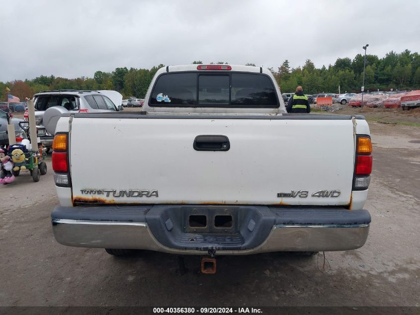 2002 Toyota Tundra Sr5 V8 VIN: 5TBBT44122S314915 Lot: 40356380