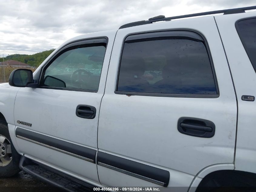 2002 Chevrolet Tahoe Ls VIN: 1GNEK13Z82J138065 Lot: 40356396