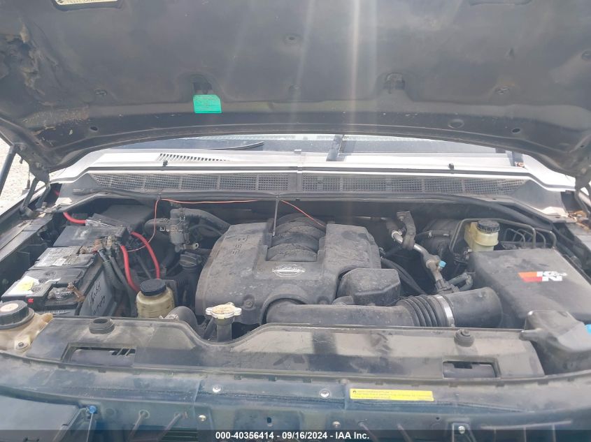 2004 Nissan Titan Le VIN: 1N6AA07A74N541116 Lot: 40356414