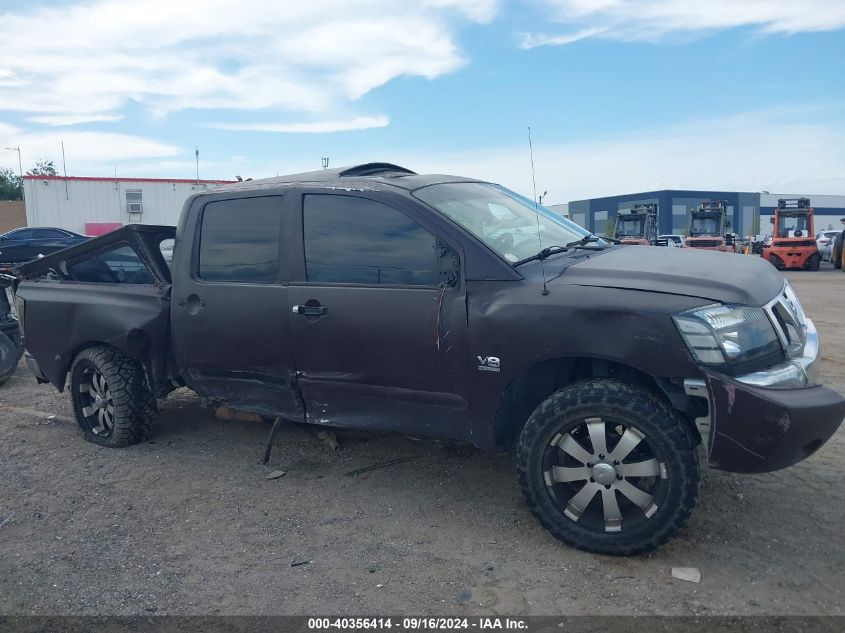 2004 Nissan Titan Le VIN: 1N6AA07A74N541116 Lot: 40356414