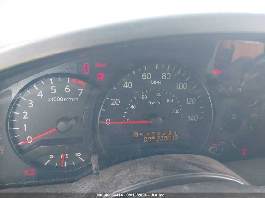 2004 Nissan Titan Le VIN: 1N6AA07A74N541116 Lot: 40356414