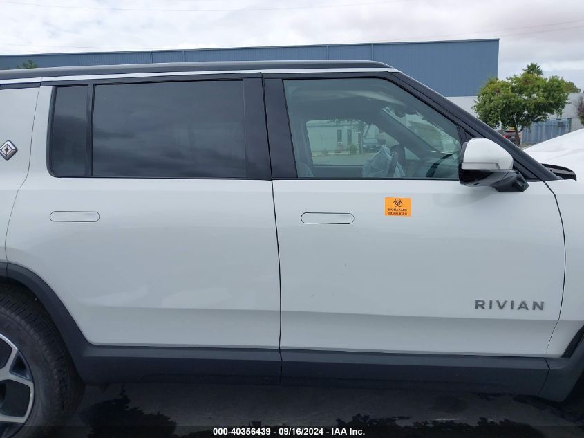 2024 Rivian R1S Adventure Dual Motor Max Pack/Adventure Dual Motor Perf Max Pack VIN: 7PDSGCBA4RN032731 Lot: 40356439